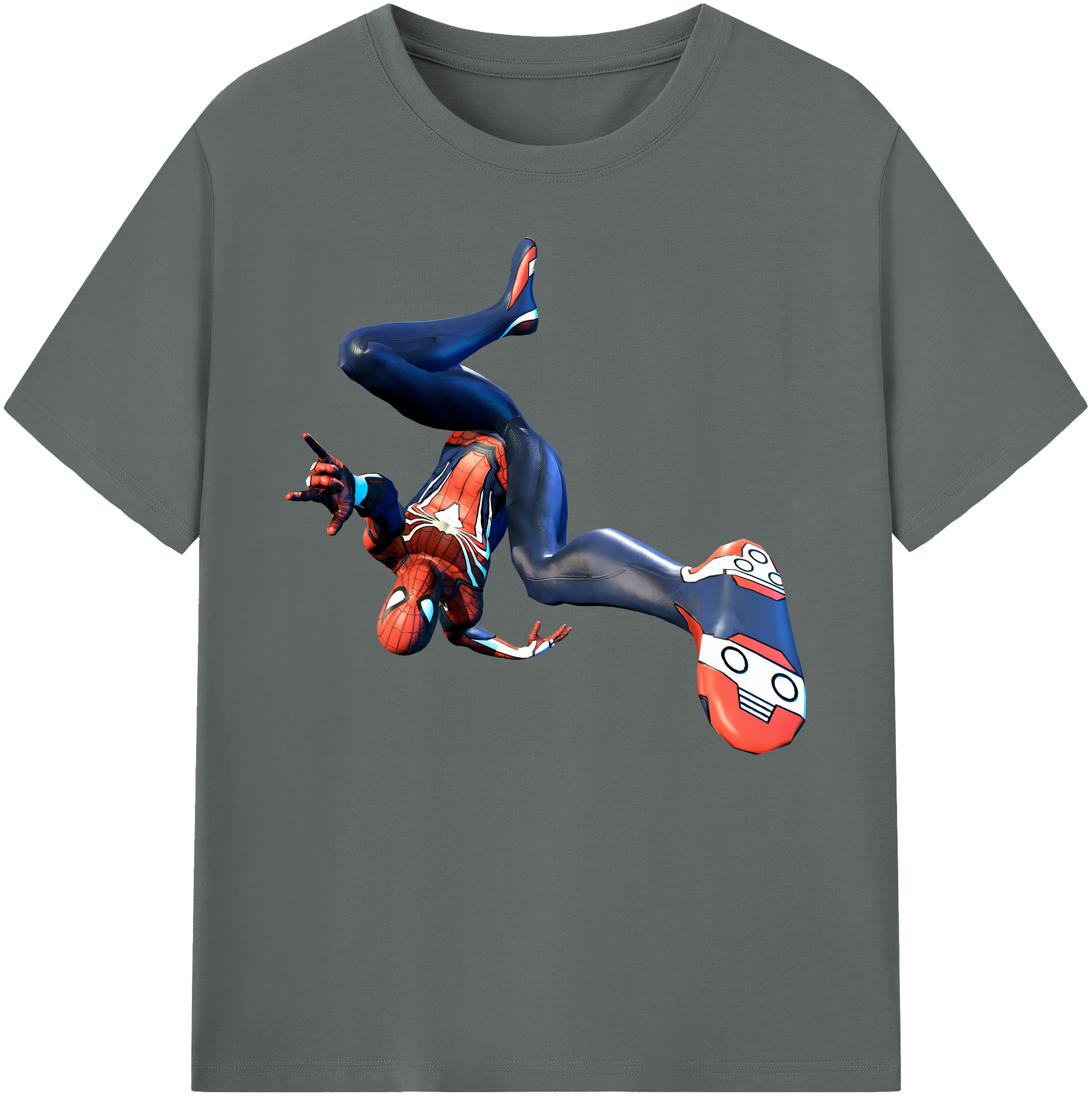 （画像用） Spider Man スパイダーマン 綿100％ メンズ半袖Tシャツ｜肌触りやわらか＆通気性